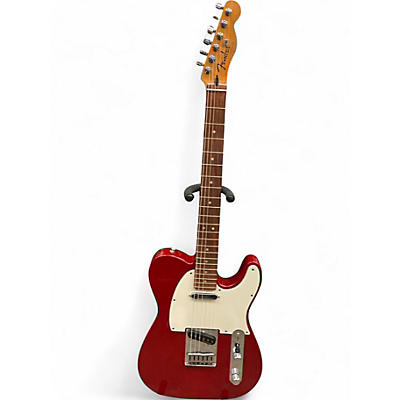 Used Fender Player Plus Telecaster Trans Red Solid Body Electric Guitar