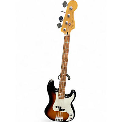 Used Fender Player Precision Bass 3 Color Sunburst Electric Bass Guitar