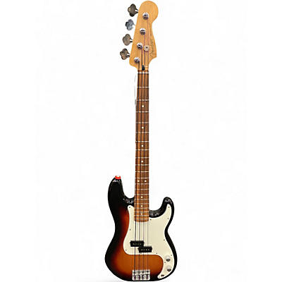 Used Fender Player Precision Bass 3 Color Sunburst Electric Bass Guitar
