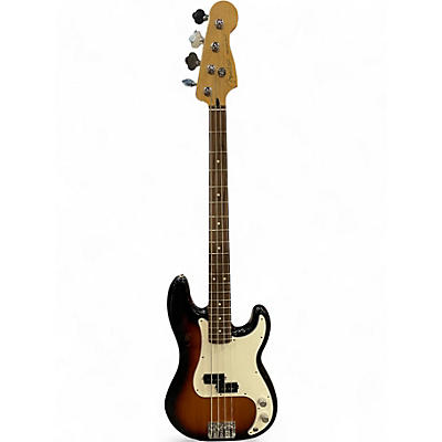 Used Fender Player Precision Bass 3 Tone Sunburst Electric Bass Guitar