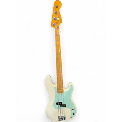 Used Fender Player Precision Bass Alpine White Electric Bass Guitar