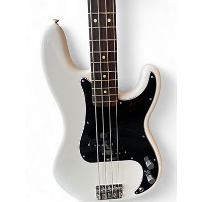 Used Fender Player Precision Bass Alpine White Electric Bass Guitar
