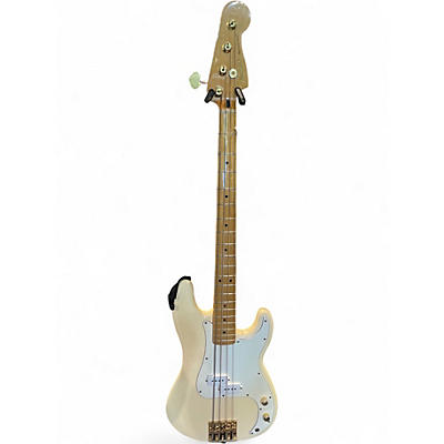 Used Fender Player Precision Bass Antique White Electric Bass Guitar