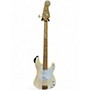 Used Fender Player Precision Bass Antique White Electric Bass Guitar Antique White