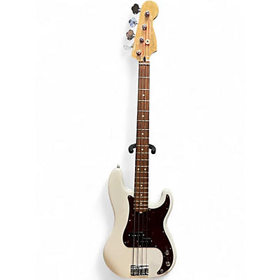 Used Fender Player Precision Bass Arctic White Electric Bass Guitar