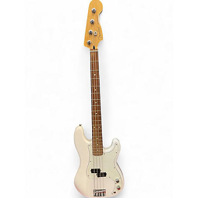 Used Fender Player Precision Bass Arctic White Electric Bass Guitar