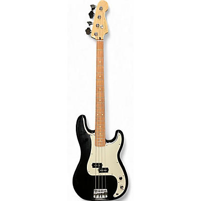 Used Fender Player Precision Bass Black Electric Bass Guitar