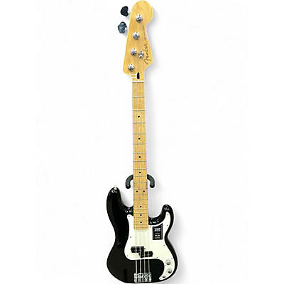 Used Fender Player Precision Bass Black Electric Bass Guitar