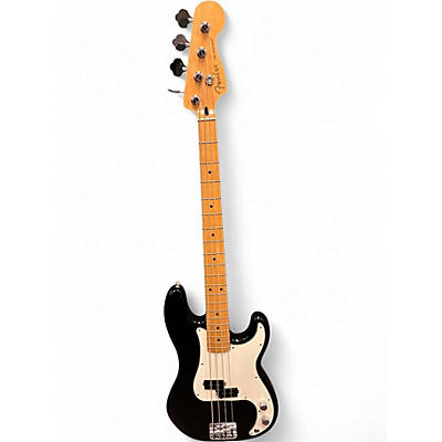 Used Fender Player Precision Bass Black Electric Bass Guitar