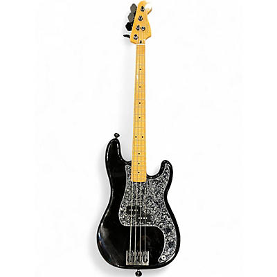Used Fender Player Precision Bass Black Electric Bass Guitar