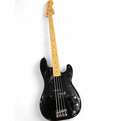 Used Fender Player Precision Bass Black Electric Bass Guitar