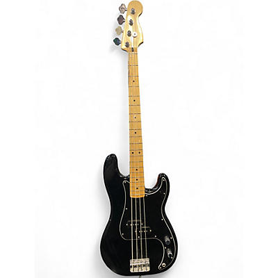 Used Fender Player Precision Bass Black Electric Bass Guitar