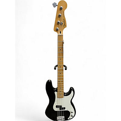Used Fender Player Precision Bass Black Electric Bass Guitar