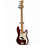 Used Fender Player Precision Bass Candy Apple Red Electric Bass Guitar Candy Apple Red