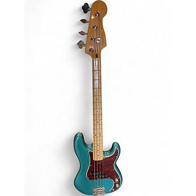 Used Fender Player Precision Bass Green Electric Bass Guitar