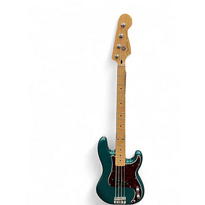 Used Fender Player Precision Bass Green Electric Bass Guitar