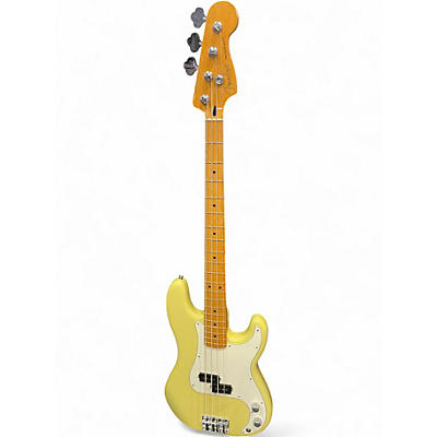 Used Fender Player Precision Bass HILEAH YELLOW Electric Bass Guitar