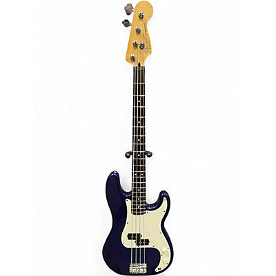 Used Fender Player Precision Bass Midnight Blue Electric Bass Guitar