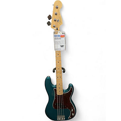 Used Fender Player Precision Bass Ocean Turquoise Electric Bass Guitar