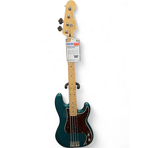 Used Fender Player Precision Bass Ocean Turquoise Electric Bass Guitar Ocean Turquoise