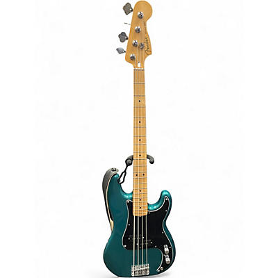 Used Fender Player Precision Bass Ocean Turquoise Electric Bass Guitar