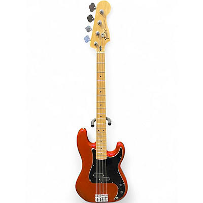 Used Fender Player Precision Bass Orange Electric Bass Guitar