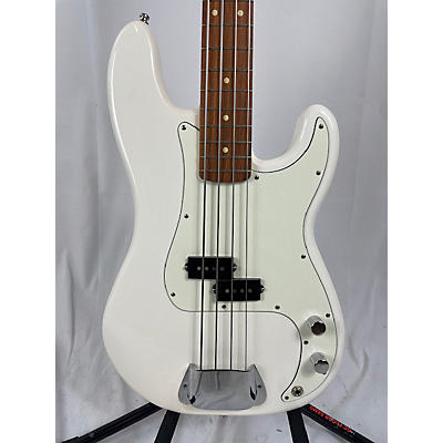 Fender Used Fender Player Precision Bass Polar White Electric Bass Guitar