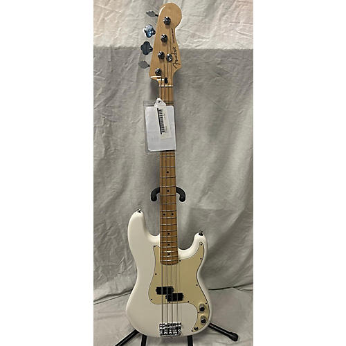 Fender Used Fender Player Precision Bass Polar White Electric Bass Guitar Polar White