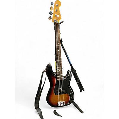 Used Fender Player Precision Bass SPARKLE 3 COLOR SUNBURST Electric Bass Guitar