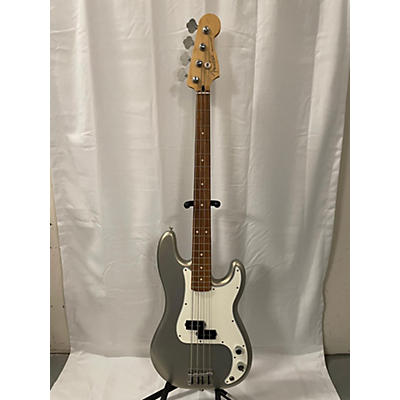 Fender Used Fender Player Precision Bass Silver Electric Bass Guitar