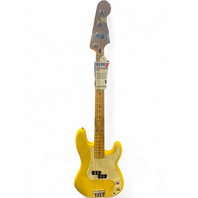 Used Fender Player Precision Bass TV Yellow Electric Bass Guitar