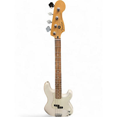 Used Fender Player Precision Bass White Electric Bass Guitar