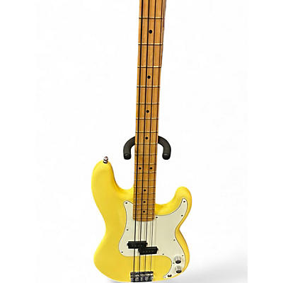 Used Fender Player Precision Bass YELLOW Electric Bass Guitar