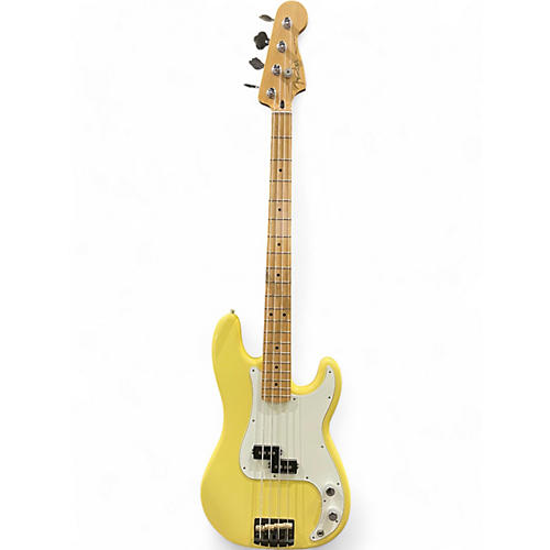 Fender Used Fender Player Precision Bass Yellow Electric Bass Guitar Yellow