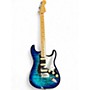 Used Fender Player Series II Plus Top Blue Burst Solid Body Electric Guitar Blue Burst