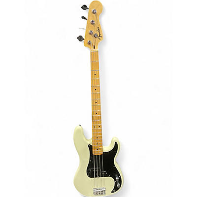 Used Fender  Player Series Precision Bass Olympic White Electric Bass Guitar