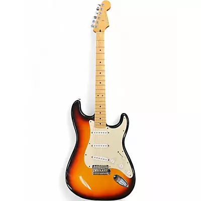 Used Fender Player Stratocaster 2 Tone Sunburst Solid Body Electric Guitar