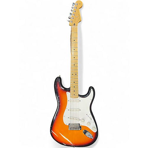 Used Fender Player Stratocaster 3 Color Sunburst Solid Body Electric Guitar 3 Color Sunburst