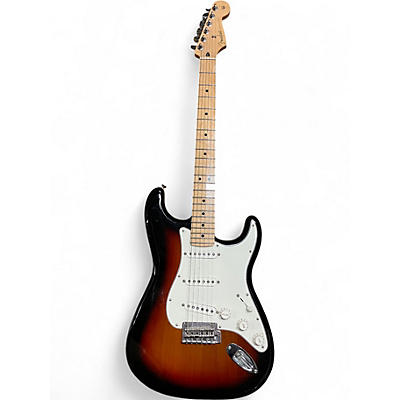 Used Fender Player Stratocaster 3 Color Sunburst Solid Body Electric Guitar