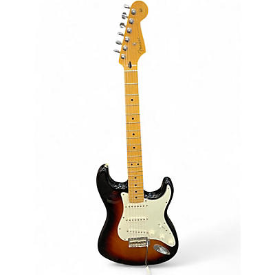 Used Fender Player Stratocaster 3 Tone Sunburst Solid Body Electric Guitar