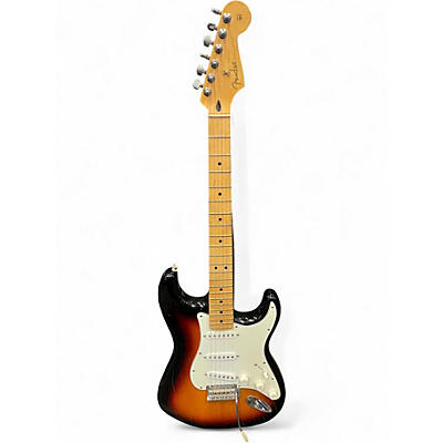 Used Fender Player Stratocaster 3 Tone Sunburst Solid Body Electric Guitar