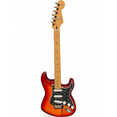 Used Fender Player Stratocaster AGED CHERRY BURST Solid Body Electric Guitar