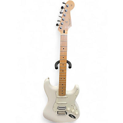 Used Fender Player Stratocaster Alpine White Solid Body Electric Guitar