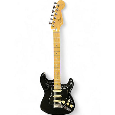 Used Fender Player Stratocaster Black Solid Body Electric Guitar