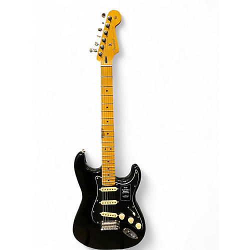 Used Fender Player Stratocaster Black Solid Body Electric Guitar Black