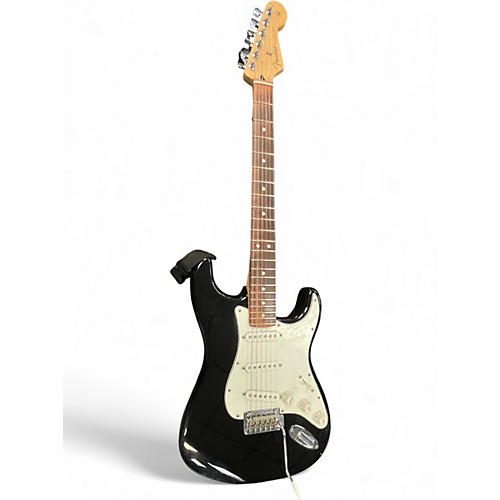 Used Fender Player Stratocaster Black Solid Body Electric Guitar Black