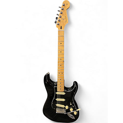 Used Fender Player Stratocaster Black Solid Body Electric Guitar Black