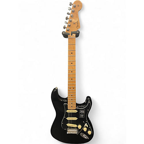 Used Fender Player Stratocaster Black Solid Body Electric Guitar Black