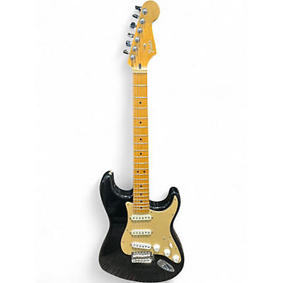 Used Fender Player Stratocaster Black Solid Body Electric Guitar