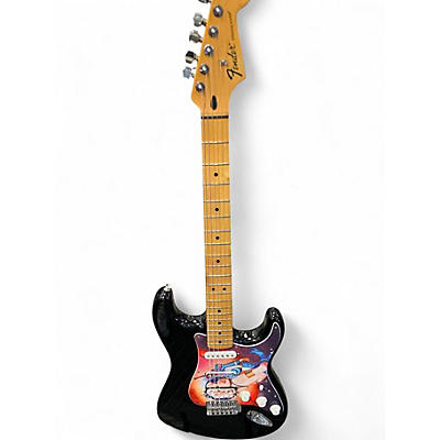 Used Fender Player Stratocaster Black Solid Body Electric Guitar